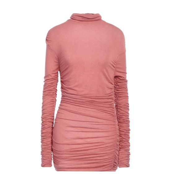 Pinko Dresses & Skirts - Pinko Ruched Sweater Dress in Pink